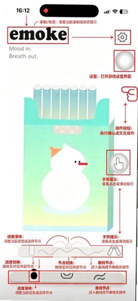 Emoke香烟app中文安卓版 对照阅读所有日记数据仅保存在本机